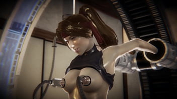 Preview 1 of Mia Li And Venus Lux - Final Fantasy 7 Remake - Jessie Rasberry in sex machine - 3D Porn