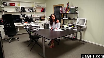 Preview 1 of Hazal Kaya Nube - Dagfs - Masturbating On Her Desk Makes Her Extra Horny