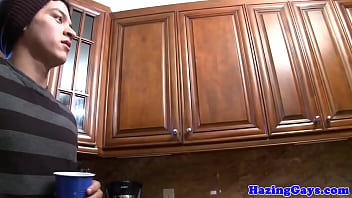 Preview 1 of Hq Porn Lgcba - Hazing teen blows his load after anal fun
