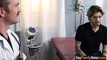Preview 1 of Black Sexy Lesbian - Gay boy visits step uncle&#039_s doctor&#039_s office