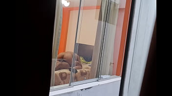 Preview 4 of Mota Boy Choto Girl Xxx - I spy on my friends from my room (work trip). I can&#039_t believe my friend is cheating on her husband.