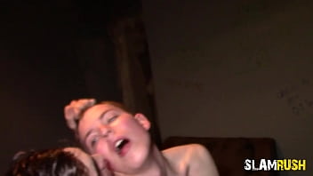 Preview 2 of Crying And Force To Cum - DP&#039_d that hunter PIG until his asshole was leaking cum everywhere
