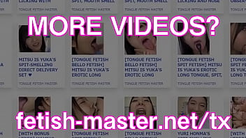 Preview 4 of Upskirt Parade - Japanese Asian Tongue Spit Face Nose Licking Sucking Kissing Handjob Fetish - More at fetish-master.net