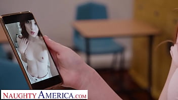 Preview 2 of Www Indian Tamil Sex Videos - Naughty America - Petite redhead,  Michelle Anthony,  takes her professor&#039_s dick in classroom