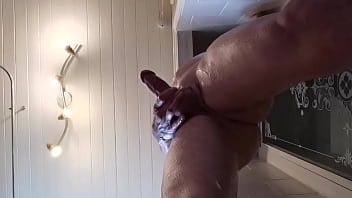 Preview 4 of Xxxxxxxxxxxb - Male masturbating freshly shaved from the shower