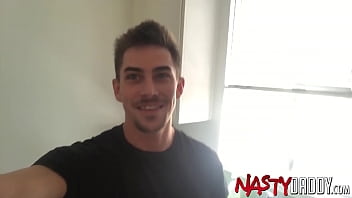 Preview 1 of Xxx Sexy Mom Steps Son - NASTYDADDY Hung Jack Hunter Sucked And Rimmed By Liam Aires