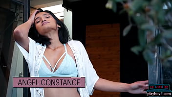 Preview 1 of Bangalore Aunty Sex Videos More - Indian MILF model Angel Constance gets naked and shows off her amazing body