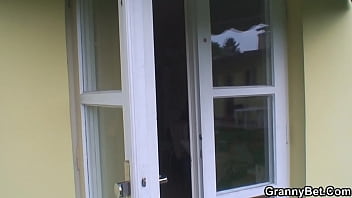 Preview 2 of Pregnant Wife Fuq - Hot grandma is riding neighbour&#039_s big cock