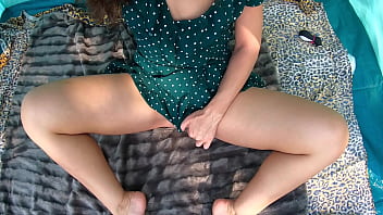 Preview 2 of Garl Boot - Horny Babe Plays with Her Wet Pussy with Her Fingers,  Masturbates Clit with Vacuum Vibrator and Experiences an Powerful Pulsating Pussy Orgasm Close up in Outdoor