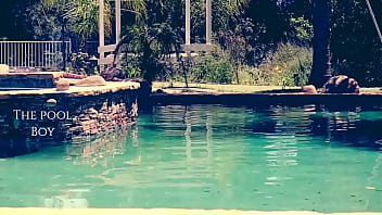 Preview 1 of Footfetish Fight - Promo Fantasy of Pool Boy in masturbation scene with dildo feat Madeline Mae