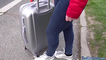 Preview 1 of Korean Semi Movis - Public pickup for this blonde euro slut gets fucked for cash