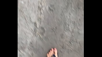 Preview 4 of Moti Gand Saxy Video - walking on the street with cock out