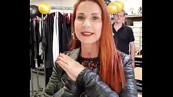Preview 1 of Teen Girl Fingers Herself - Bettie ballhaus natural big tits leather pants