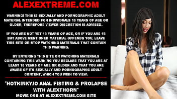 Preview 1 of Borno Six - Hotkinkyjo anal fisting &amp_ prolapse with AlexThorn