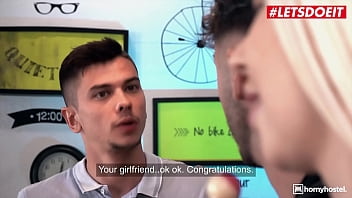Preview 1 of Malaysia Pilot - LETSDOEIT -  (Arteya,  Tommy Cabrio) - Big Tits Blonde Teen Cheats On Her Boyfriend With Lucky Receptionist