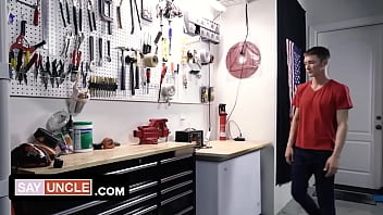 Preview 1 of Mom In Kichen Fuck Son - StepDaddy Lets Me Blow Him While Working