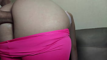 Preview 3 of Son Fucks His Own Mom Rolplay - Curvy girl in tight shorts got cum in pussy. Big ass and cameltoe