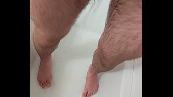 Preview 2 of Asian Hoolerasian - Ftm standing pee in the shower