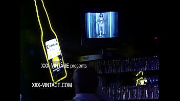 Preview 1 of Bhabi Lily Sex - Vintage orgy in a bar champagne BJ and riding