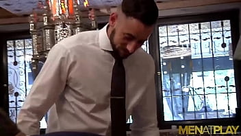 Preview 1 of Xxx Sixe Vedios - MENATPLAY Classy Men Alex Mecum and Massimo Piano Anal Fuck