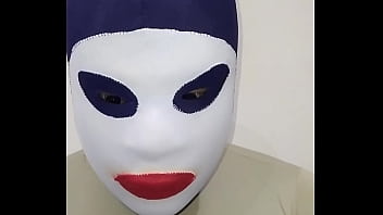 Preview 2 of Amsterdam Escorts - Zentai Blackout contact lens blind eye  porn