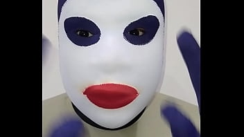 Preview 3 of Amsterdam Escorts - Zentai Blackout contact lens blind eye  porn