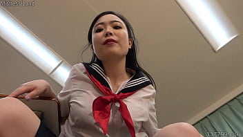 Preview 3 of Hard Futa - Japanese Foot Fetish - Tutor being Bullied by Coed