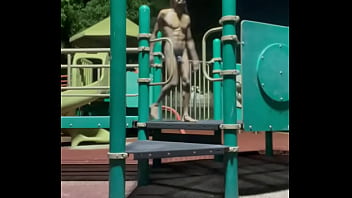 Preview 3 of Shake And Bounce - Naked black man in public again