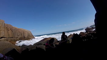 Preview 2 of Father And Dotter Sex - Muita Orgia na praia deserta