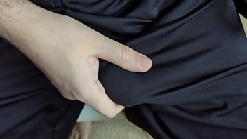 Preview 1 of Sperma In Den M Dchenmund - These shorts feel so soft when I don&#039_t wear underwear