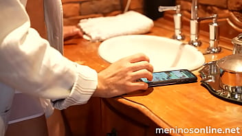 Preview 2 of Naru Massage Mom Son - Rico Marlon &amp_ Alisson Andersen- Bareback (Chamado do Prazer)