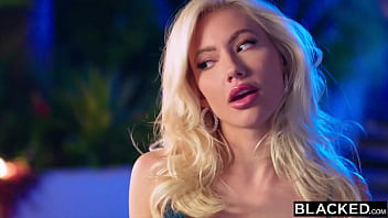 Preview 2 of Rope Tied Fuck - BLACKED Sexy Blondes Elsa Jean &amp_ Ivy Wolfe share huge BBC
