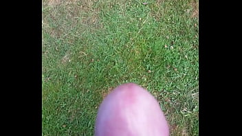 Preview 2 of Mom Doing Sports - Jacking off outside