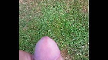 Preview 1 of Mom Doing Sports - Jacking off outside