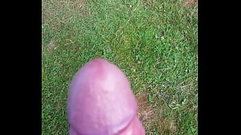 Preview 4 of Mom Doing Sports - Jacking off outside