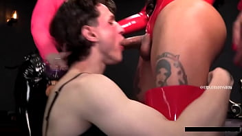 Preview 2 of Hot Kama - This is the first time I&#039_ve ever been fucked by a real SHECOCK and a PEGGING master at the same time  Janny jannycosta...