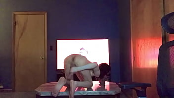 Preview 4 of Girl Getting Destroyed By A Bbc - Gay teen femboy deepthroats huge dildo