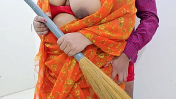 Preview 4 of Hottest Girl Ever - Indian MAID Swathi having fun with house owner