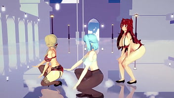 Preview 3 of Nxxxx Indonesia - MMD R18 Vtubers