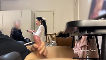 Preview 4 of Free Pron Sexvideo - My stepmom and I caught my husband watching porn and masturbating.