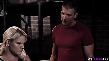 Preview 4 of Xxxvd0hd - Crazy step son Codey Steele discovered his step dads BDSM secret and wants to practice it on his step mom  Lisey Sweet just like his step dad.
