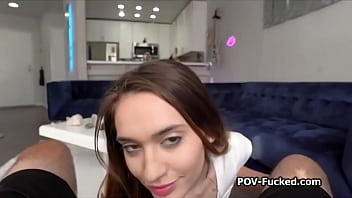 Preview 2 of Satin Mom Fuck Son - POV fucking Sera Ryder after sloppy blowjob