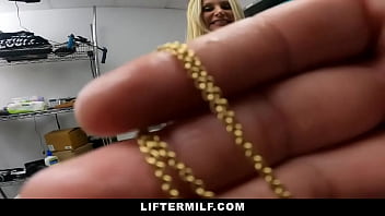 Preview 2 of Tubasa Amimi - Officer Finds the Stolen Necklace Inside of Hot Milf&#039_s Panties - Brittany Andrews