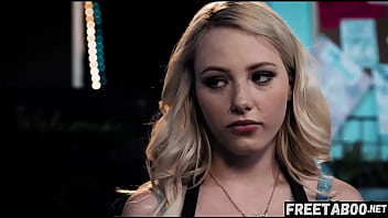 Preview 2 of Voyeur Pussy Lip Slip - Blonde Waitress Dixie Lynn Lose Her Virginity For Music Artist Tyler Nixon - Full Movie On FreeTaboo.Net