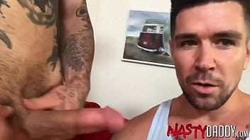 Preview 1 of Hifi Videos Xxx - NASTYDADDY DILF Trenton Ducati Barebacks Inked Teddy Bryce