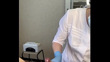 Preview 3 of Nudist Redhead - The patient CUM powerfully during the examination procedure in the doctor&#039_s hands