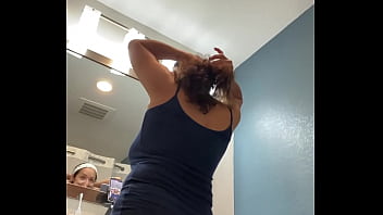 Preview 2 of Indian Actars Sex Com - anna maria mature latina doing makeup in sexy panties cum fuck me papito