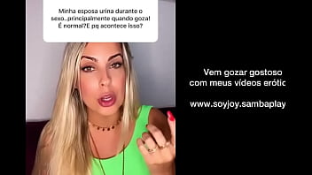 Preview 3 of Big Boods Sexyi Video - Ser&aacute_ que &eacute_ xixi ou ela tava gozando?? Assista minhas SAFADEZAS www.soyjoy.sambaplay.tv/