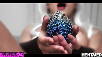 Preview 4 of Xxxxxxxxxxx Sex Videos - Real Life Hentai - Alya Stark Elf with milky boobs ejects eggs after dildo fuck