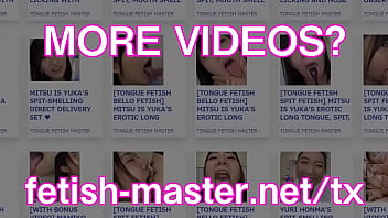 Preview 4 of Brands James - Japanese Asian Tongue Spit Face Nose Licking Sucking Kissing Handjob Fetish - More at fetish-master.net